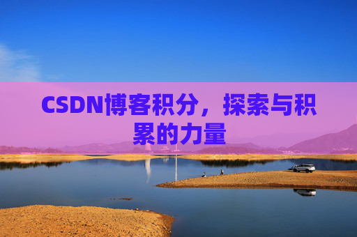 CSDN博客积分，探索与积累的力量